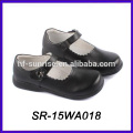 black school shoes flat children shoes girl school child shoe